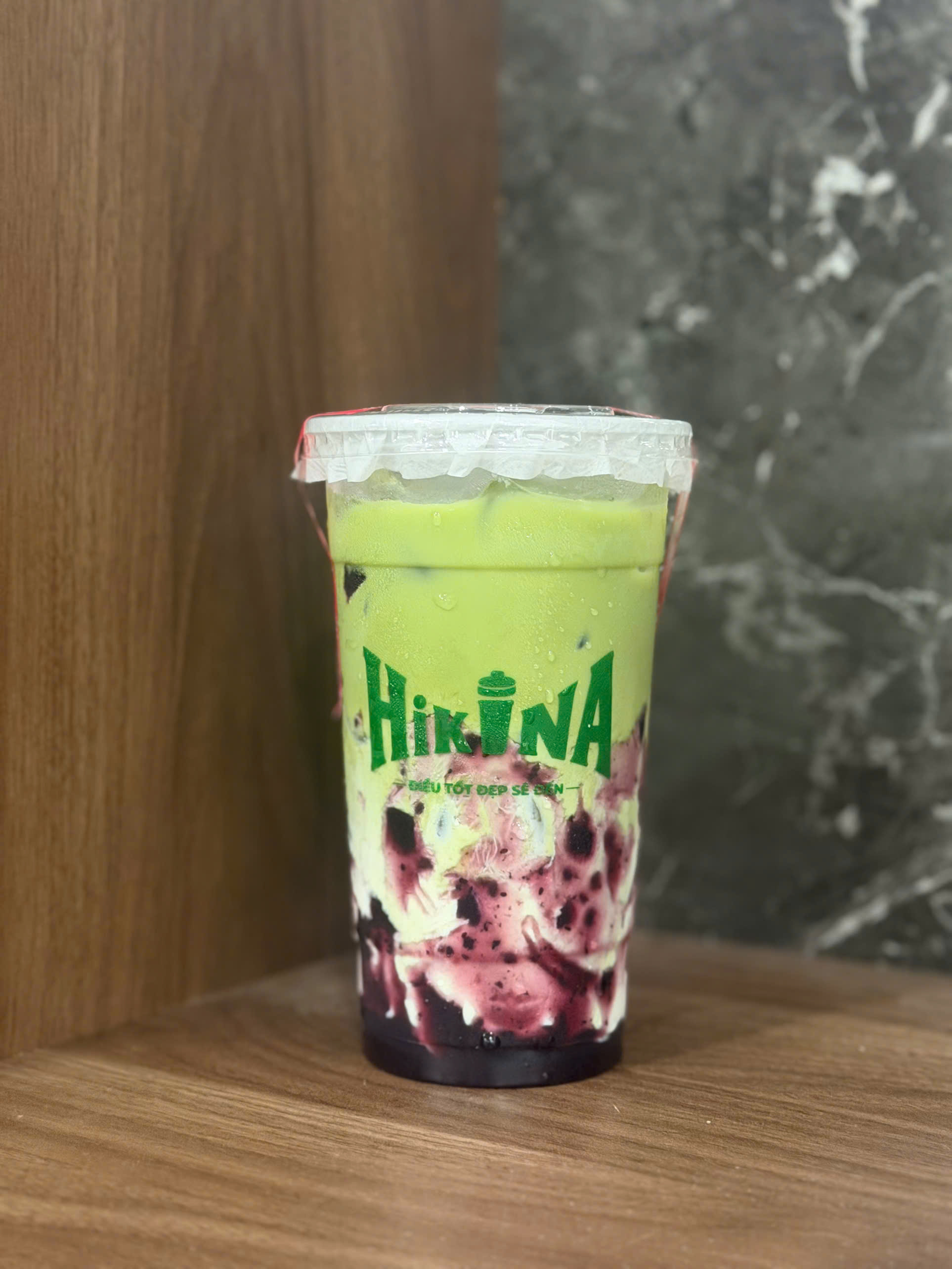 Matcha Latte Việt Quất